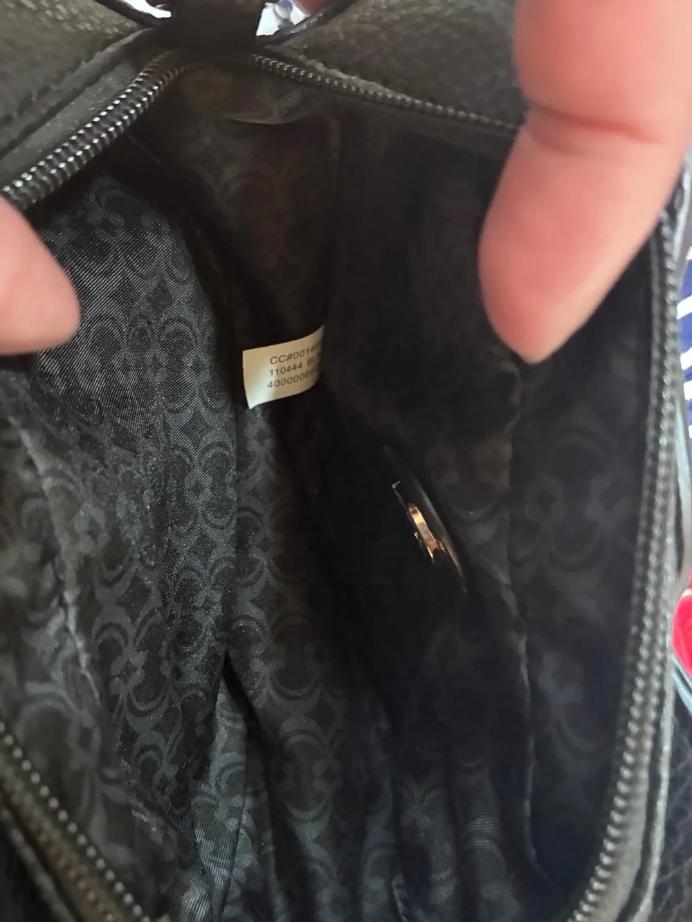 Black butterfly Crossbody Bag with Silver Chain Strap